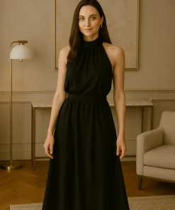 Old money black dresse